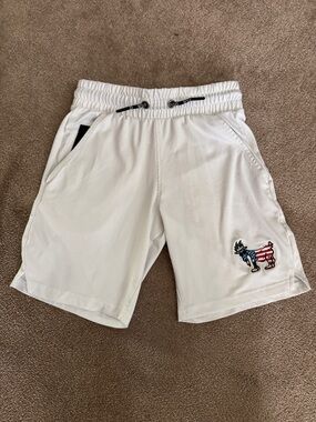 GOAT USA Youth White Athletic Shorts